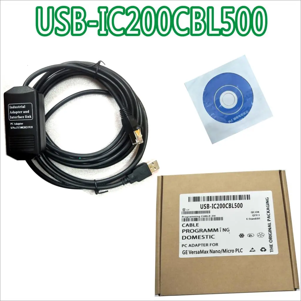1PC NEW GE VersaMax Nano/Micro PLC programming cable USB-IC200CBL500 