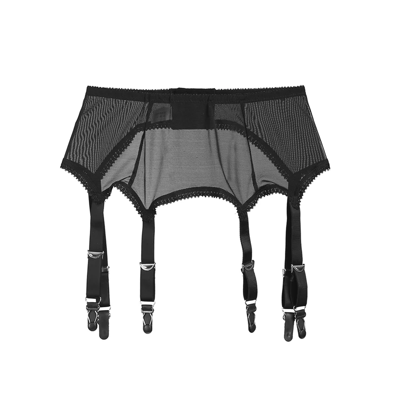 

Meihuida Women 6 Metal Buckles Straps Garter Belt Sexy Lingerie Suspender Elastic Belt Erotic Garters