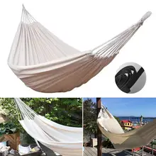 

Outdoor Travel Camping Garden Balcony Cotton Cloth Hammock Hanging Swing Bed