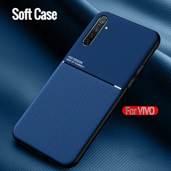 Перейти на Алиэкспресс и купить Чехол для VIVo V15 Pro Z1 Z3X V9 матовая задняя крышка из искусственной кожи для Vivo Y85 Y89 Y91 Y95 Y3 Y12 Y15 Y17 Y11 2019