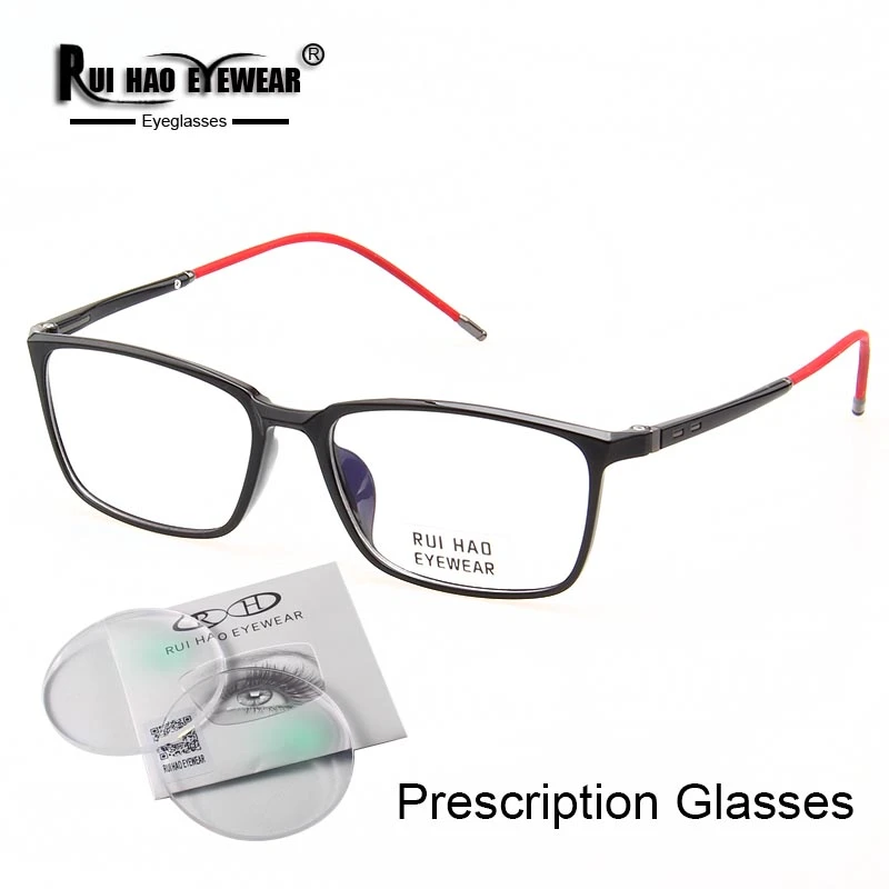 Customize Prescription Glasses Ultem Rectangle Eyeglasses Frame Fill