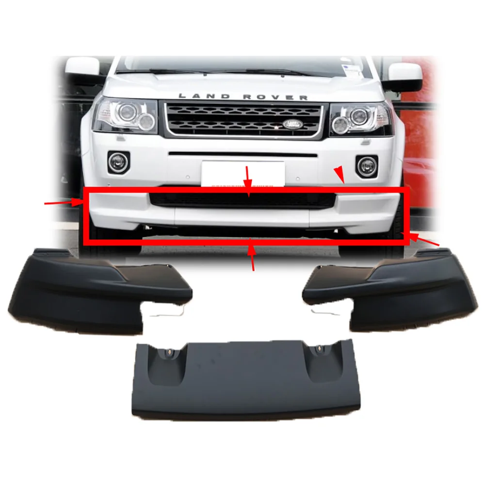 2007-2016 ABS Unpainted Color Front Corner Bumper Skid Lip Protector Guard Covers 2Pcs For Land Rover Freelander 2 Car Styling 2007-2016 ABS Unpainted Color Front Corner Bumper Skid Lip Protector Guard Covers 2Pcs For Land Rover Freelander 2 Car Styling