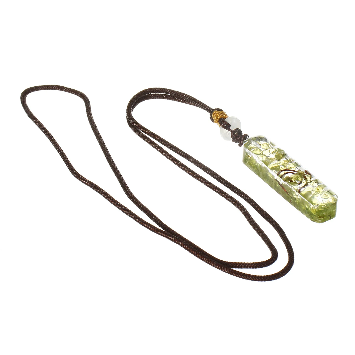 Подвеска Chakra Orgone, камни, натуральный камень, кулоны, кварцевый точечный целебный кристалл, мулит цвет, ожерелье ручной работы