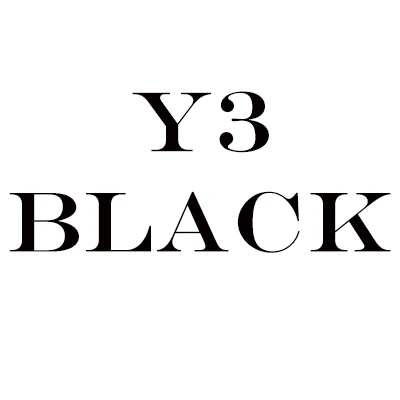 black Y 3 для дропшиппинг - Цвет: black