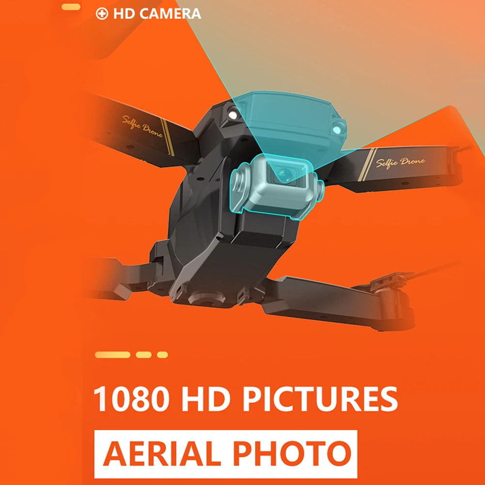 

Rechargeable Portable Folding WIFI APP Control FPV With Storage Bag Remote Control Drones Altitude Hold Camera HD