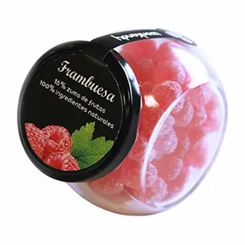 

Wonkandy Gummiperlen im Himbeer-Geschmack.