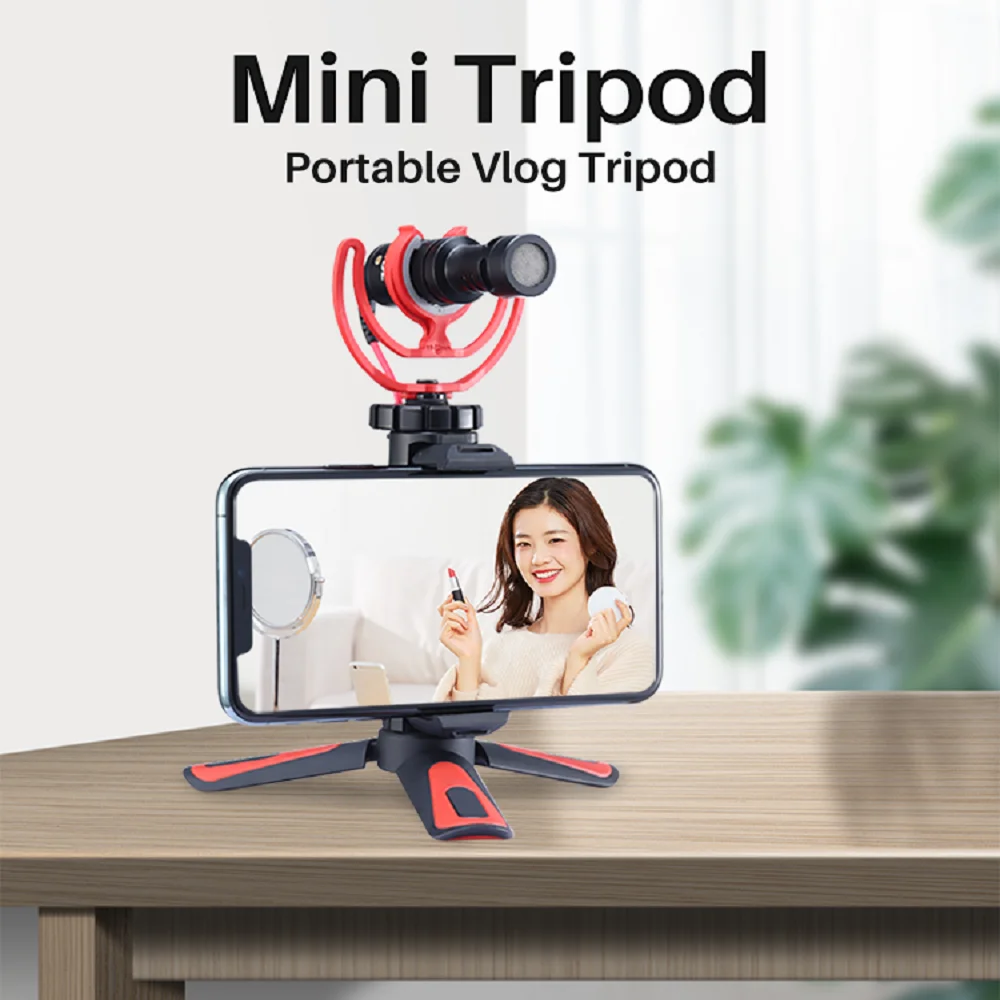 Ulanzi Vlog мини штатив держатель телефона с холодным башмаком крепление для штатив для микрофона крепление универсальное для iPhone 11 samsung huawei смартфон