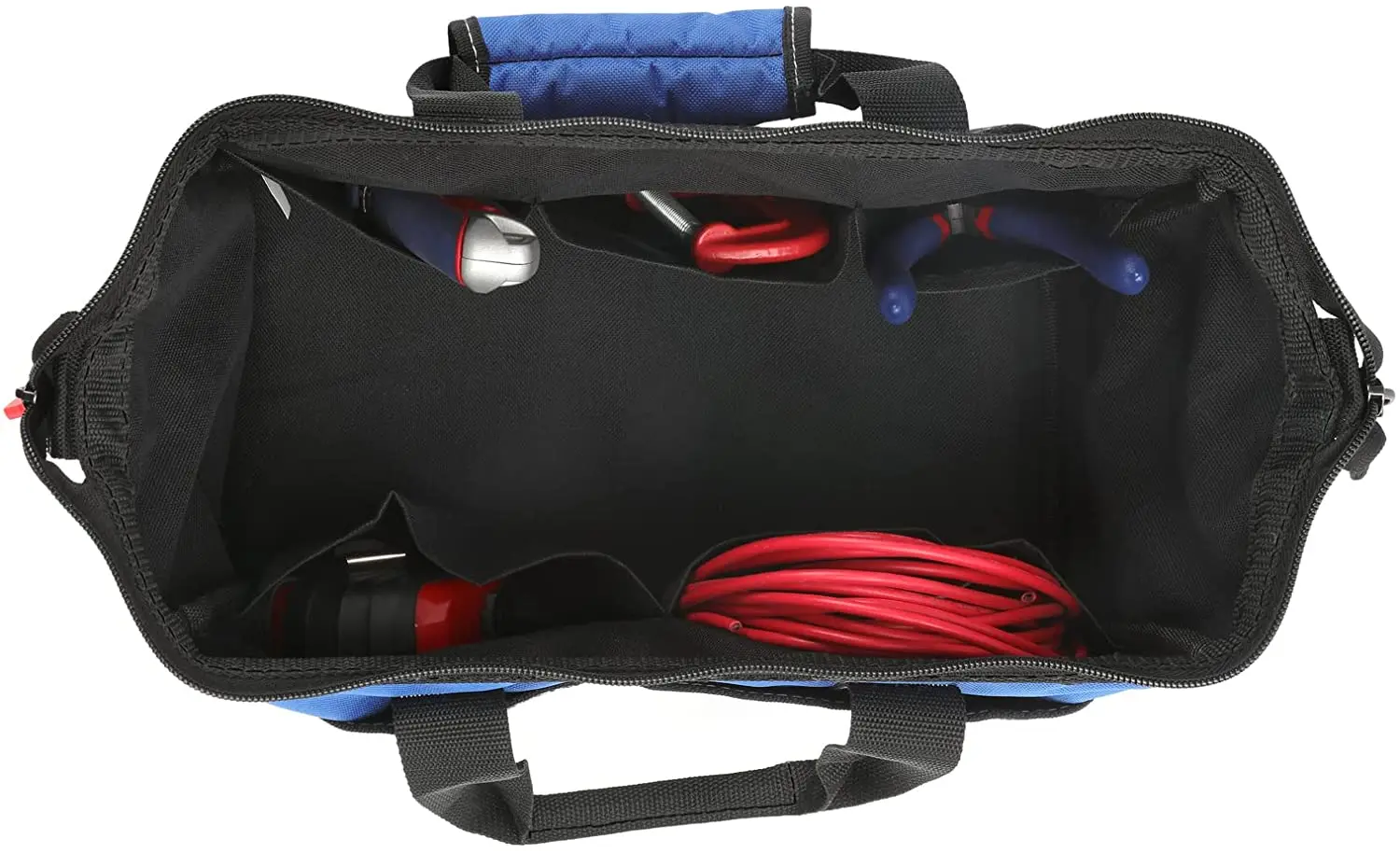 WORKPRO 13 inch Hand Tool Bag 600D Polyester Electrician Bag Tool Organizers Portable Waterproof Tool Storage Bag