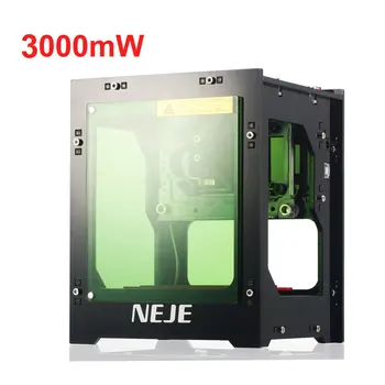 

NEJE DK-8-KZ 3000mW Micro Laser Engraver Engraving Marking Machine Router Cutter Printer for Hard Wood / Rubber