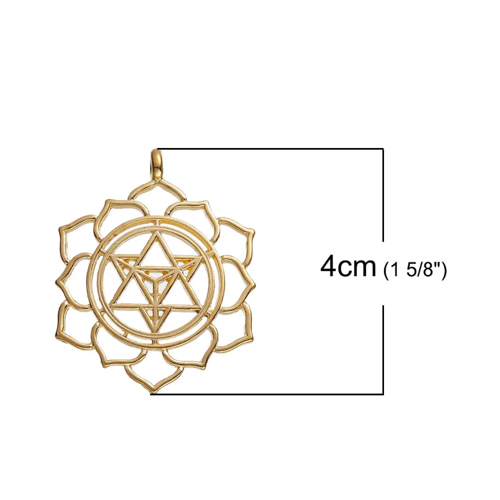 8SEASONS-Zinc-Based-Alloy-Merkaba-Meditation-Pendants-Round-gold-color-Hollow-40mm-1-5-8-x (2)