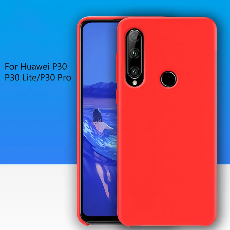 Для huawei P30 Lite чехол из ТПУ карамельного цвета мягкий жидкий силиконовый чехол для huawei P20 Lite P30 Pro противоударный матовый чехол