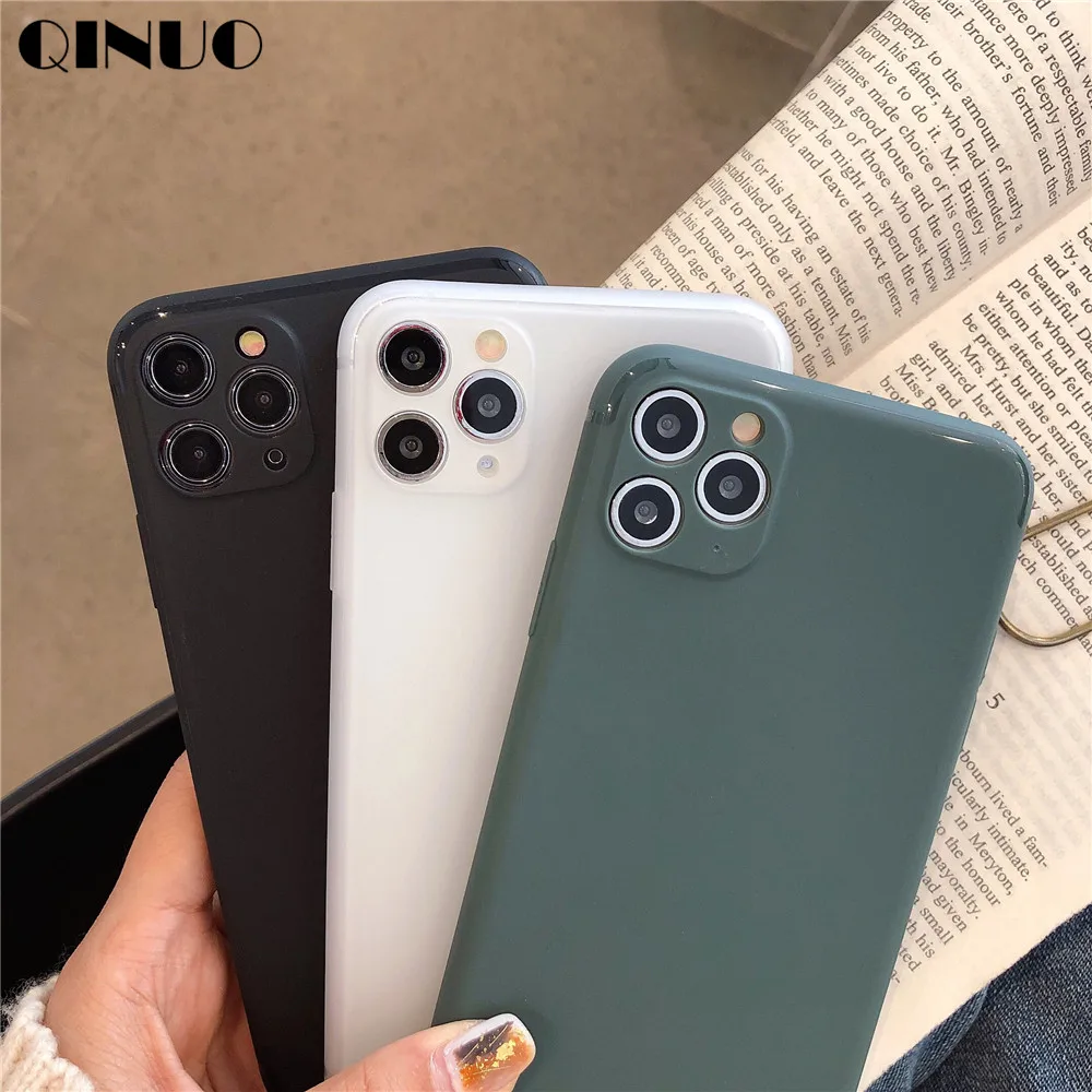 Тонкий матовый чехол-подставка на запястье для iPhone 11 Pro Max XS XR X защитный чехол