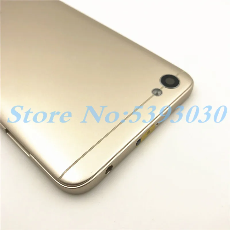 Корпус для Xiaomi Redmi Примечание 5A задняя крышка чехол батарея задняя дверь и кнопка+ объектив камеры