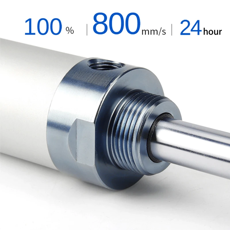 Air Pneumatic Cylinder air pneumatic cylinder Double Compressed Mini Bore 16/20/25 40mm Stroke 25/50 100 200 Single Lever