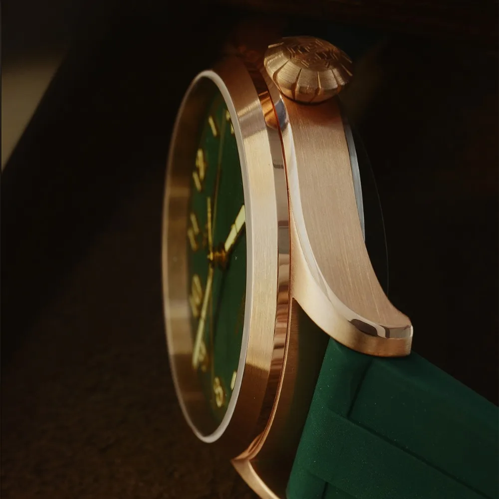 San Martin SN043 новые мужские автоматические часы модные бронзовые часы для дайвинга 300 м водонепроницаемые сапфировые Автоматические наручные часы для пилотов