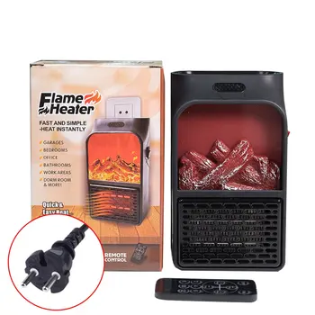 

Creative Home Heater Mini Portable Multi-Function Simulation Flame Electric Heater Remote Control Heater