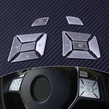 

DWCX ABS Steering Wheel Button Trim Cover fit for Mercedes Benz E C G Class GLA ML GL GLK GLE GLS 2012 2013 2014 2015 2016