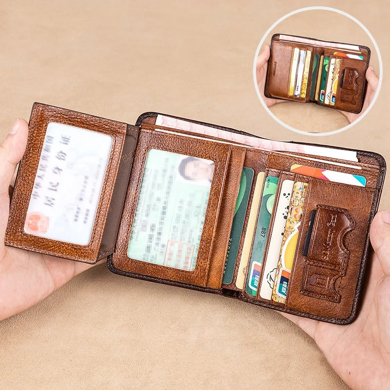 Fydelity Retro 80's RFID Blocking Wallet - Bifold Hook & Loop Wallet For Men & Women, Blocks Electronic Theft, Vintage Weed Design