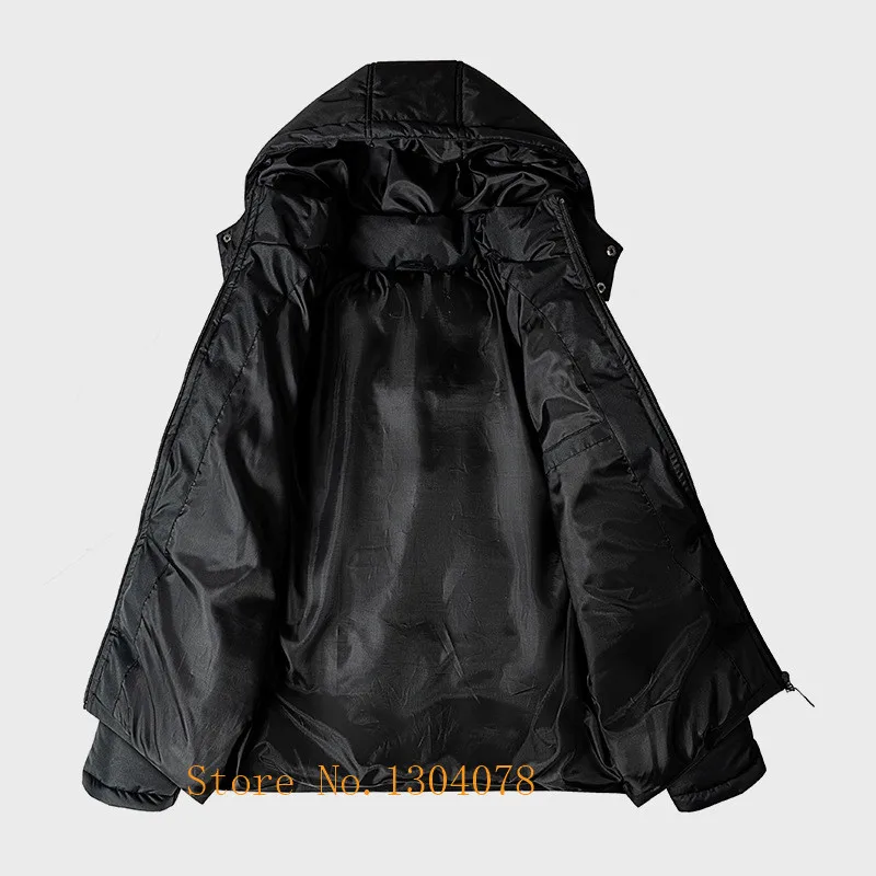 long parka coat Brand Men's Winter Parkas Casual  Windproof Waterproof Jacket Men Warm Hooded Cotton Liner Parka Coats for Male Euro Size XXL mens parka coats with fur hood