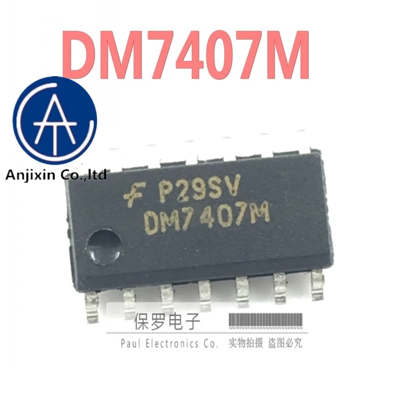 

10 шт., 100% оригинальные и новые шесть инверторных буферов DM7407MX DM7407M SOP-14 в наличии