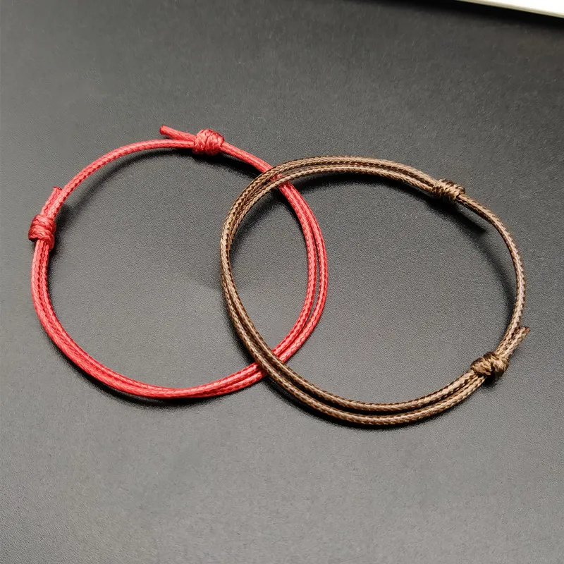Bracelet Jewelry 2 PC Handmade Adjustable Rope Fashion Couple Bracelets For Women and Men