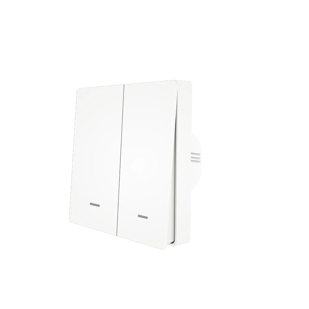 2 Gang Туя ZigBee переключатель светильник ZigBee концентратор требуется умный дом автоматизация беспроводной пульт дистанционного управления работает только с Tuya ZigBee концентратор - Комплект: 2 Gang