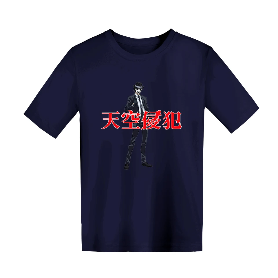 

High-Rise Invasion T-Shirt Japanese Anime Print Summer Short-Sleeve Cotton T-Shirt Children's clothing