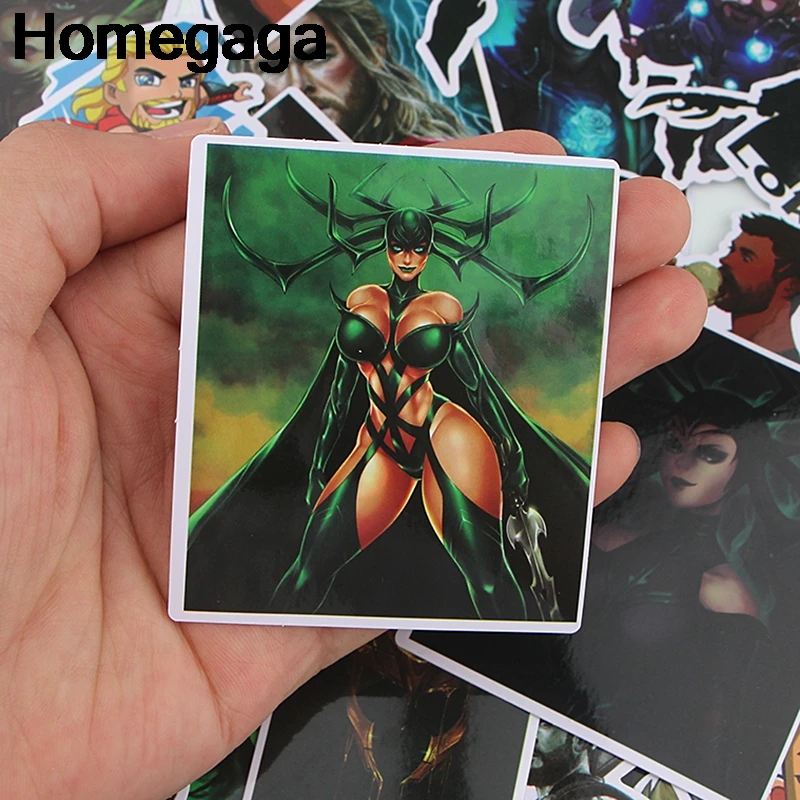 Homegaga 37 шт. Thor Kids Toy стикер пакет для DIY Скрапбукинг альбом автомобильный багаж ноутбук телефон наклейки на ноутбуки водонепроницаемый D2298