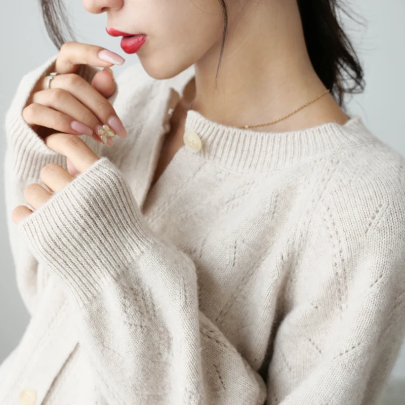 Hot Sale Women Jackets Loose 100% Pure Wool