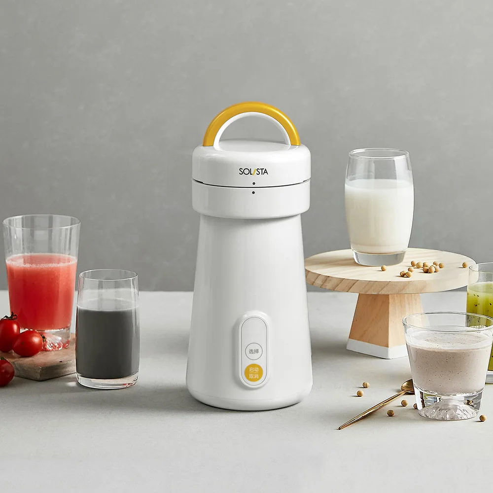 Xiaomi Solista, устройство для приготовления соевого молока, простое в очистке, бытовая автоматическая машина для производства соевого молока, Горячая полностью из нержавеющей стали, 300 мл, машина для производства соевого молока