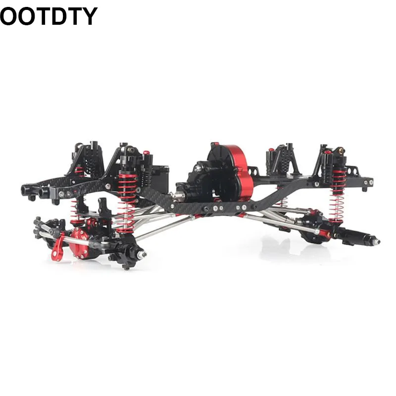 

RC Car Frame Kit 1/10 Aluminum for SCX10 AXIAL RC Crawler Climbing Car DIY Spare Parts