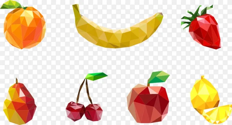 三角形构图水果静物画图片