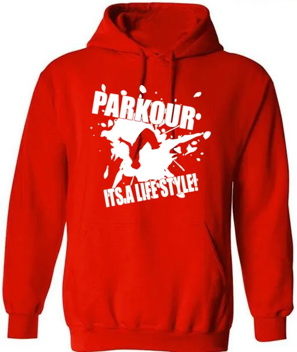 Parkour Parcouring Parcour Niño Sudadera Con Capucha En Sudadera