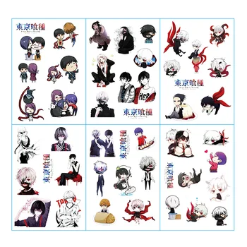 

Nikier 6 Sheet/Pack Japanese Popular Comic Stickers Anime Character Stickers Stationery Decoration DIY Diary Album Stickers