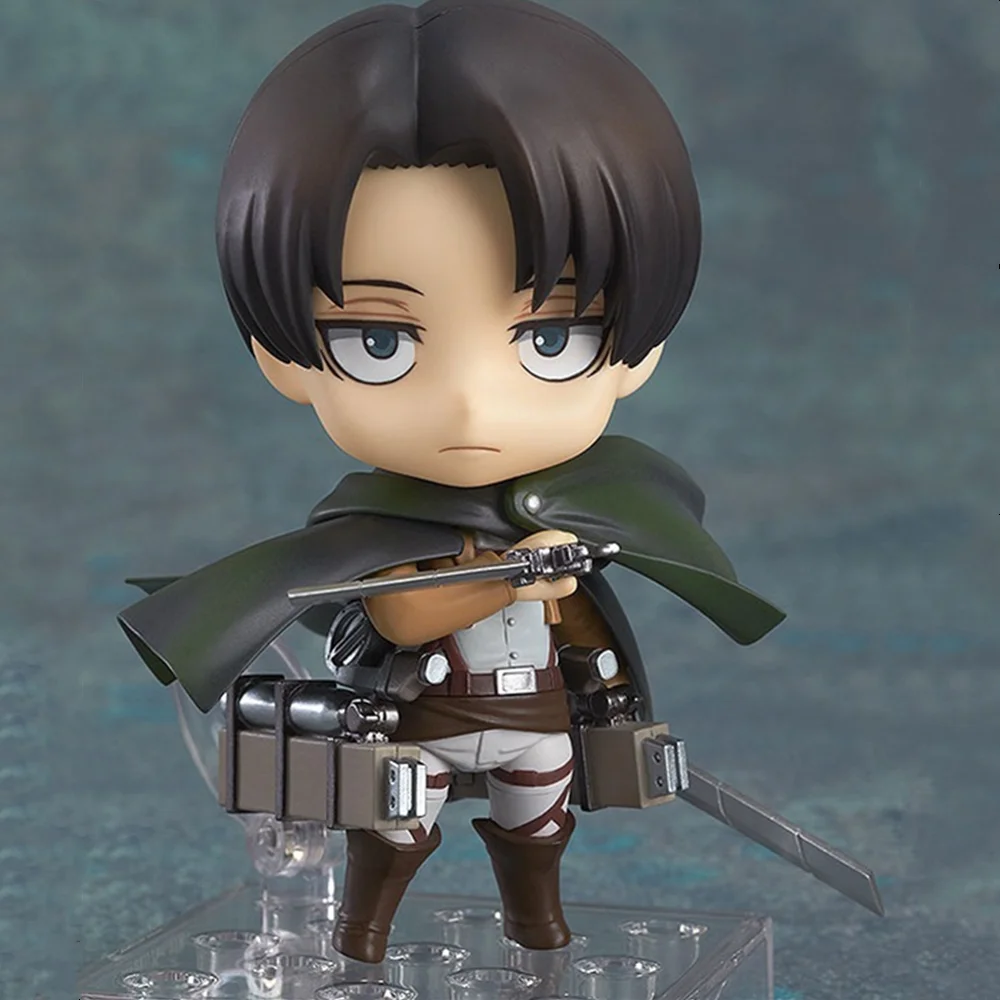 Attack on Titan Levi Ackerman 390 417 Eren Jaeger 375 Аниме Фигурка Nendoroid Ver. ПВХ милые игрушки для детей модель фигурки