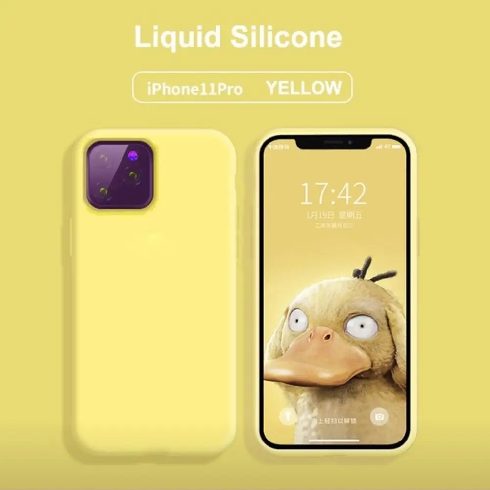 Роскошный чехол для телефона для iPhone 11Pro Max жидкий силиконовый чехол для iPhone X/Xr/XS Max/6 S/7/8 PLus анти-шок защитная оболочка - Цвет: 4