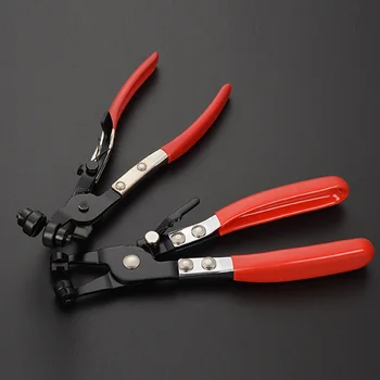 

2x Red Auto Hand Bend Flat Head Hose Clamp Pliers Tools Accessories Replacement