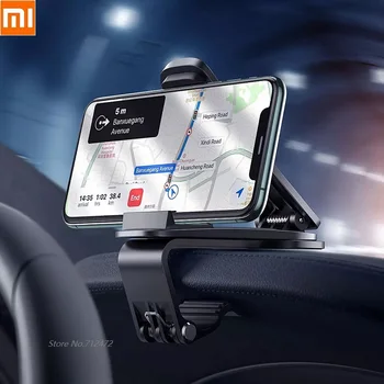 

For New Center console metal car bracket Steel shaft booster Stable Stand Holder For iPhone 11 Pro XS Max New for Samsung