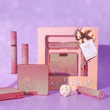 Xixi starry cosméticos conjunto batom sombra de olho rímel conjunto completo de iniciantes estudantes do sexo feminino beleza maquiagem dos olhos combinação tslm1