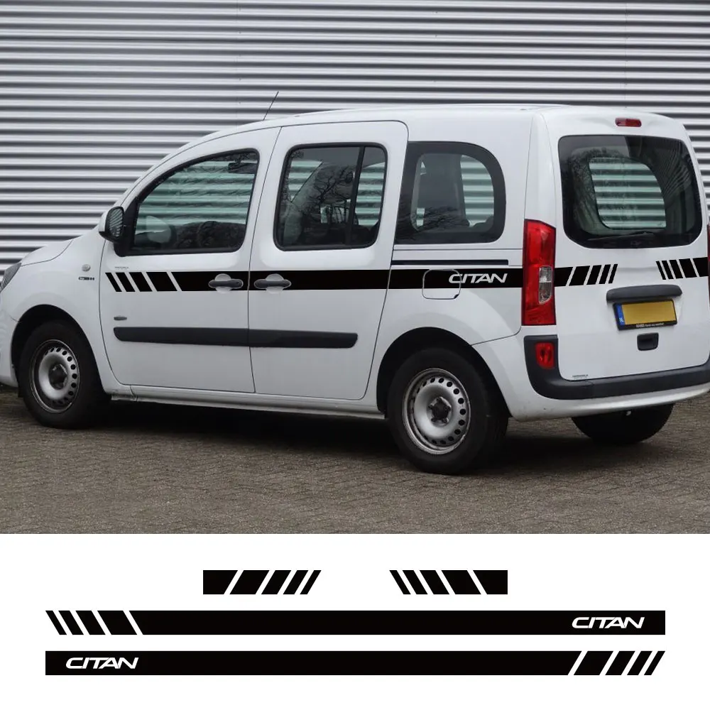 Наклейки на боковые двери автомобиля для Mercedes Benz Citan Tourer 109 2 шт. аксессуары