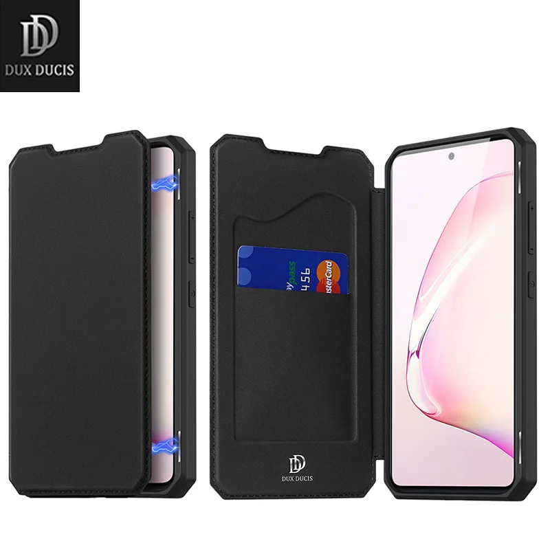 Оригинальный Dux Ducis Pu кожаный чехол для Samsung Note10 Lite A81 Coque Роскошный тонкий