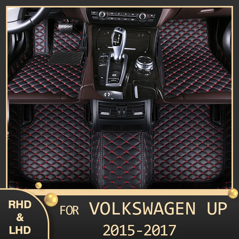 Автомобильные напольные коврики MIDOON для Volkswagen UP 2015 2016 2017 индивидуальные