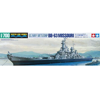 

Tamiya 31613 1/700 Scale US Navy Battleship USS Missouri BB-63 Toy War Ship Plastic Assembly Building Model Kit