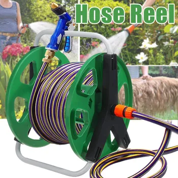 

200FT/66FT Movable Hose Reel Garden Hose Reel Holder Rack Pipe Storage Cart Gardening Water Planting Cart Irrigation Supplies