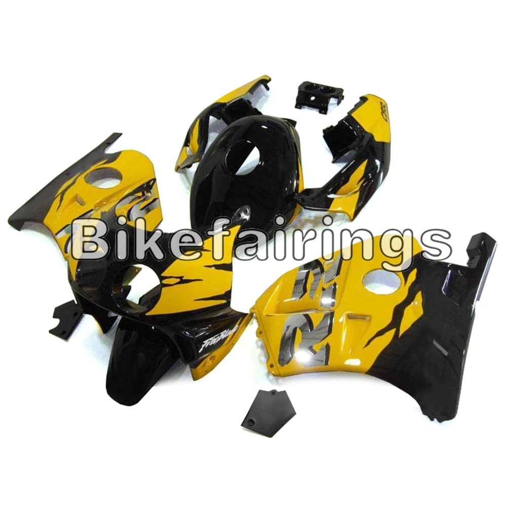 Полный комплект обтекателя Для Honda CBR250RR MC22 1990 1991 1992 1993 1994 ABS пластиковые детали для мотоцикла капоты-блеск желтого и черного цвета