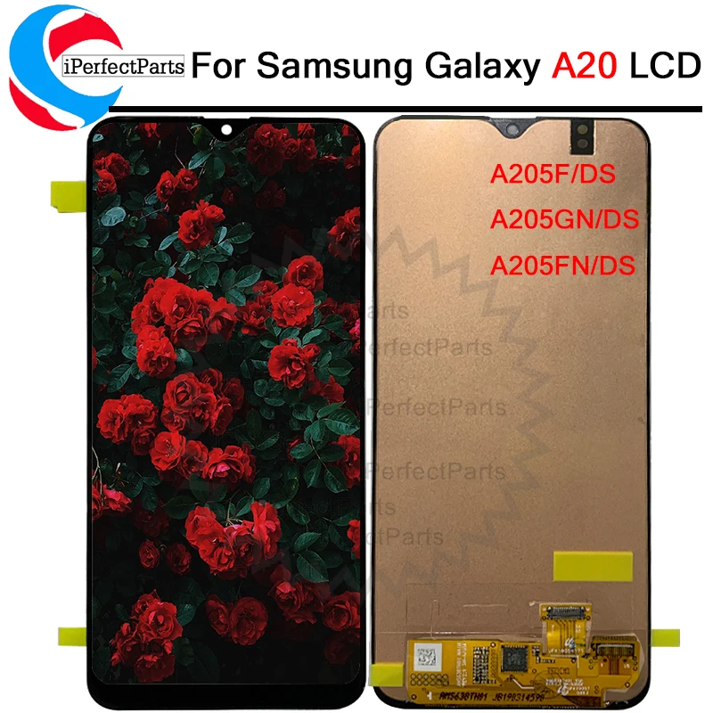 ЖК дисплей Super AMOLED для Samsung Galaxy A20 сенсорный экран с дигитайзером в сборе Замена +