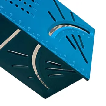 

Multi-Function Square 45 Degree 90 Degree Line Ruler 3D Woodworking Stop Type Ruler Woodworking Tools