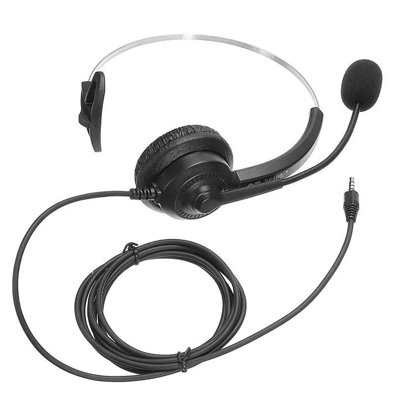For Telephone Traffic Call Centre 1pc 360 Rotatable USB Port Headset Noise Cancelling Headset With Microphone Volume Adjustable