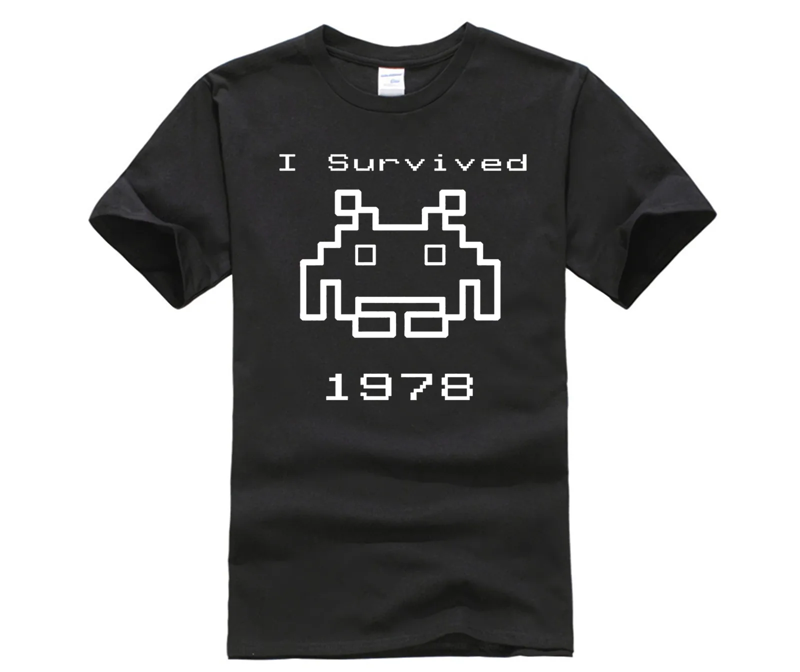 Мужские футболки унисекс Я выжила 1978 игровые космические заброды для видеоигр