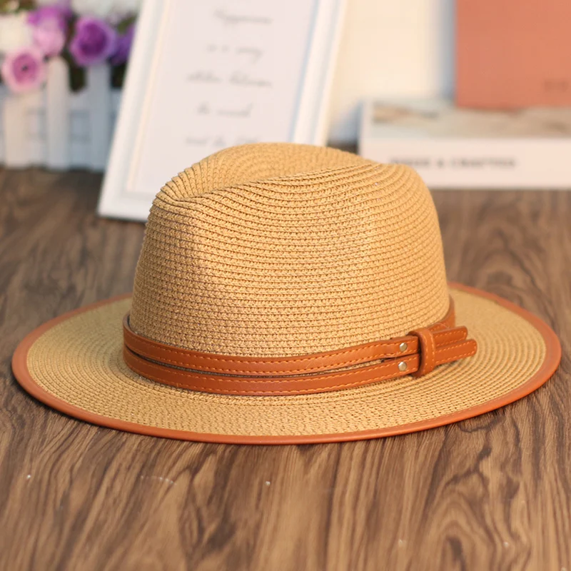 Nero 2021 cappello estivo da donna panama cappello da cerimonia cappelli di  paglia per donna cappello per ragazze primavera cappello jazz cintura da  donna in feltro|Women's Sun Hats| - AliExpress